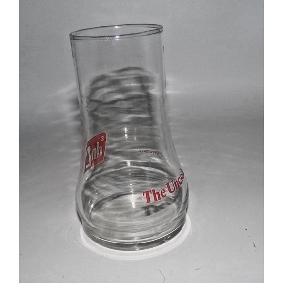 70s 7UP Glass THE UNCOLA Collectible Upside Down Drinking Glass Vintage 1970s - Picture 3 of 15